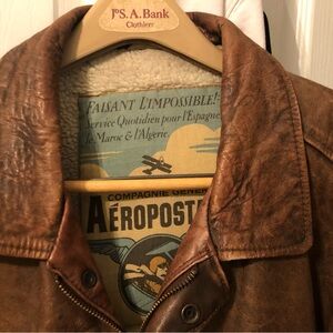 Leather Men’s Bomber Jacket